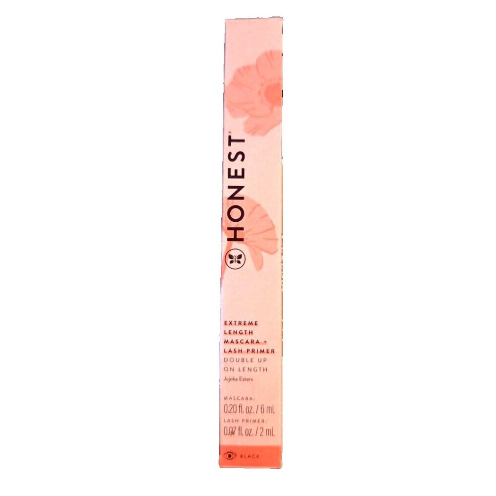 Honest Beauty Extreme Length BLACK Mascara Lash Primer NEW